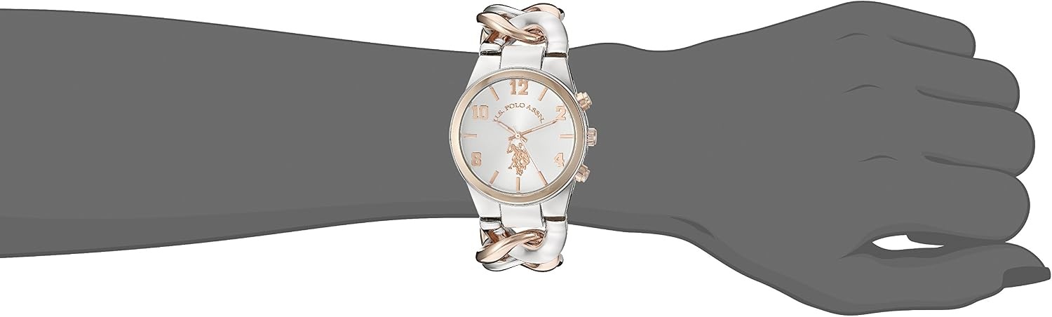 image:imageAccutime US Polo Assn Womens USC40176 Analog Display Analog Quartz Two Tone Watch