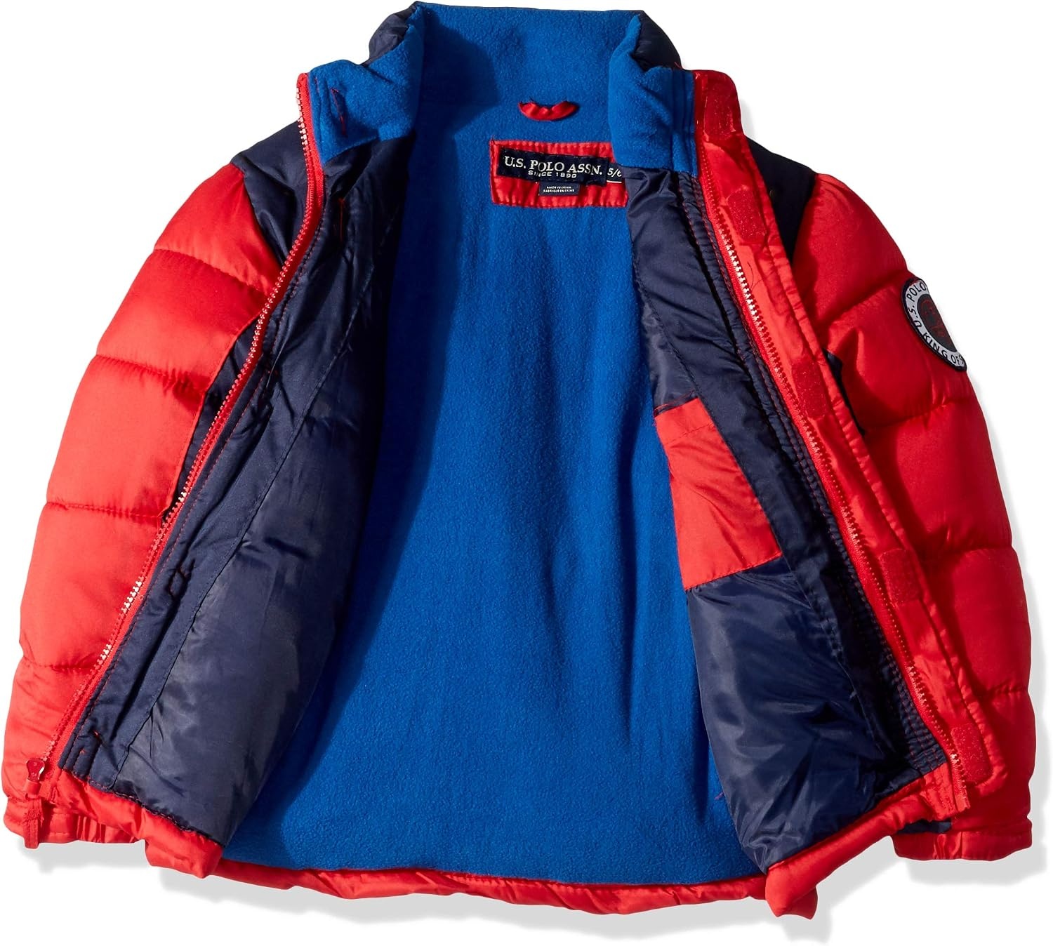 image:imageUS POLO ASSN Boys Bubble Jacket More Styles AvailableNavyRed
