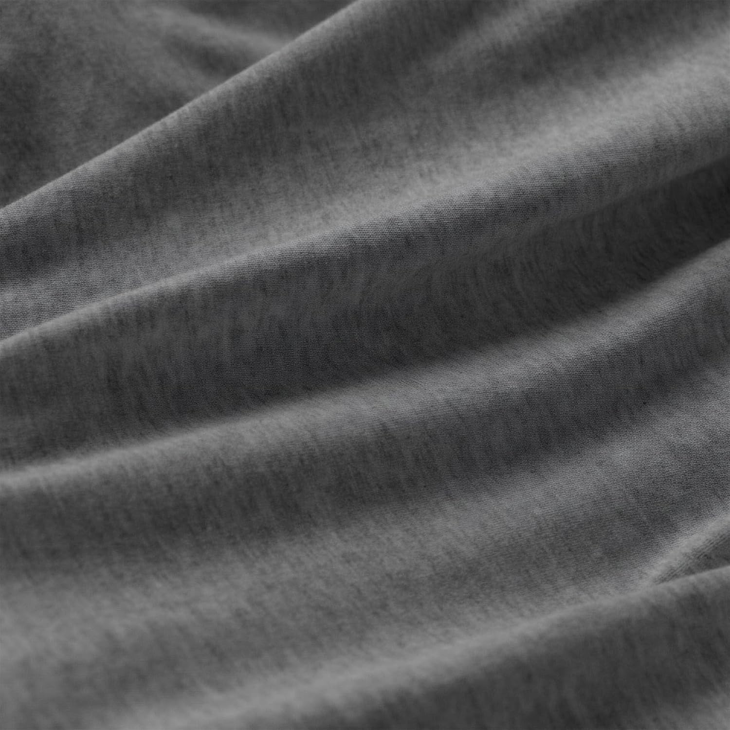 image:imageUS POLO ASSN Jersey Knit Sheet Set Cotton Blend TShirt amp Pajama Feel Deep Pocket WrinkleResistant Cooling amp Breathable Everyday Comfort StretchGrey Flannel
