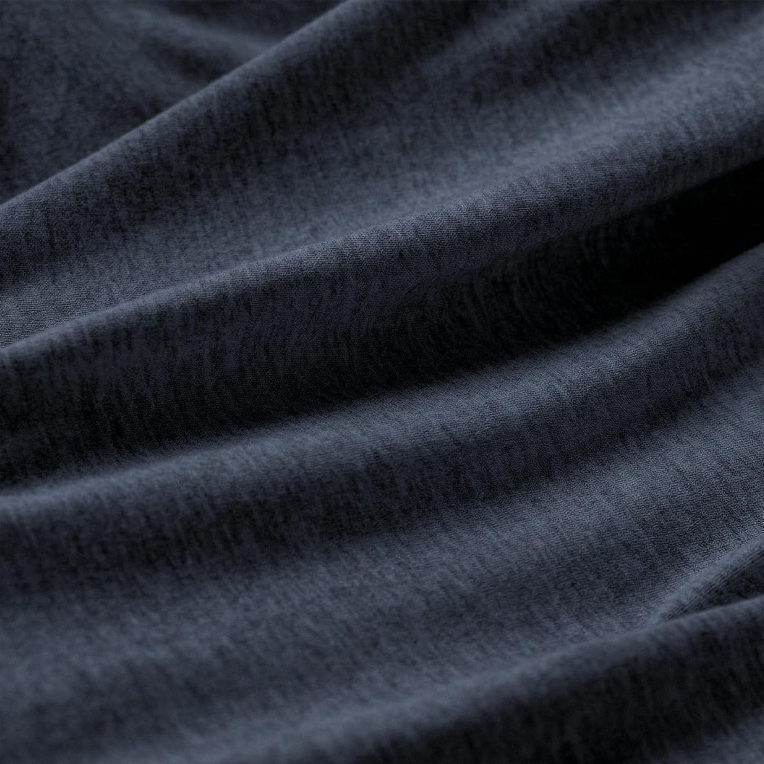 image:imageUS POLO ASSN Jersey Knit Sheet Set Cotton Blend TShirt amp Pajama Feel Deep Pocket WrinkleResistant Cooling amp Breathable Everyday Comfort StretchHeather Navy