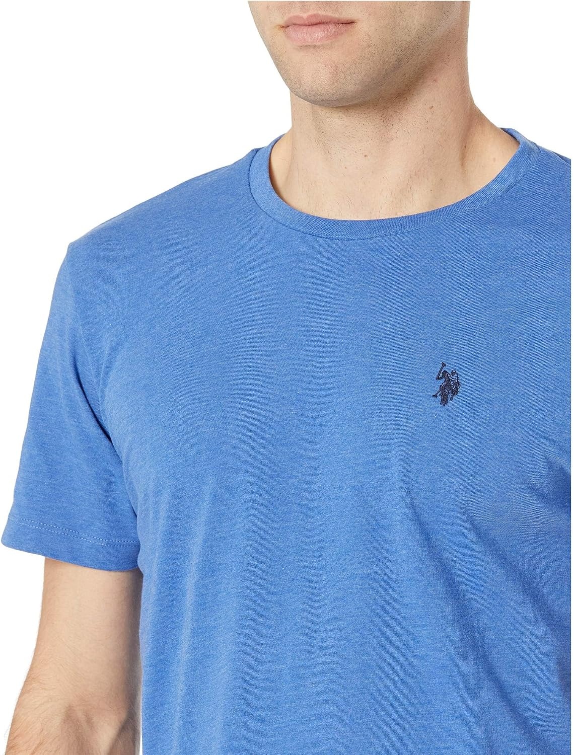 image:imageUS POLO ASSN Mens Crew Neck Pony TShirtCobalt Heather