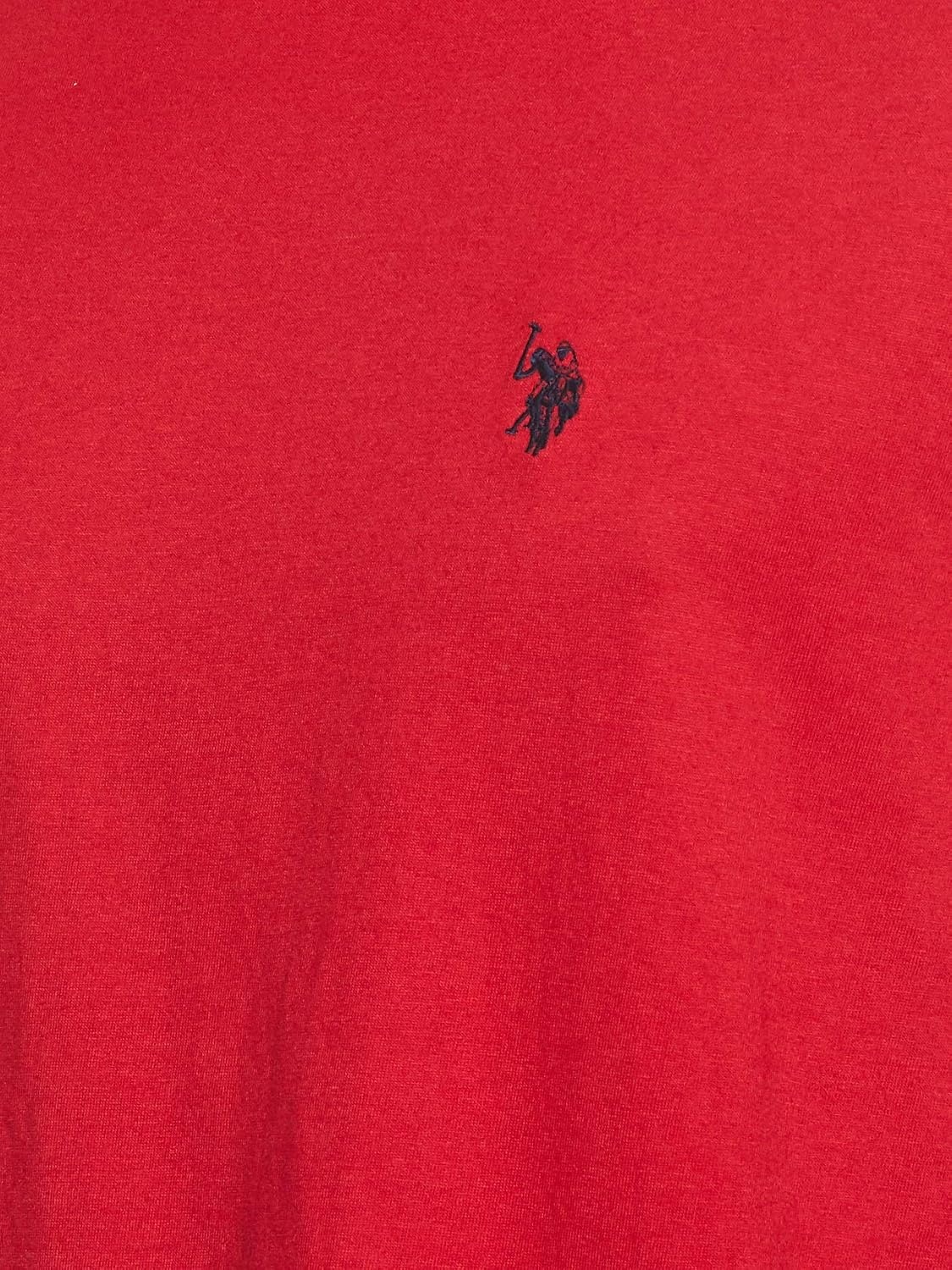 image:imageUS POLO ASSN Mens Crew Neck Pony TShirtEngine Red