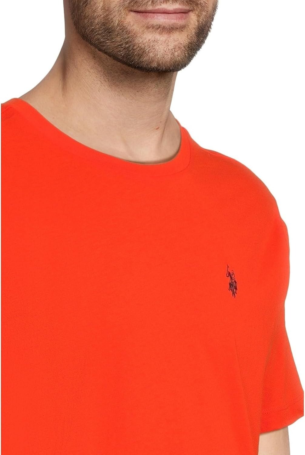 image:imageUS POLO ASSN Mens Crew Neck Pony TShirtExplorer Orange
