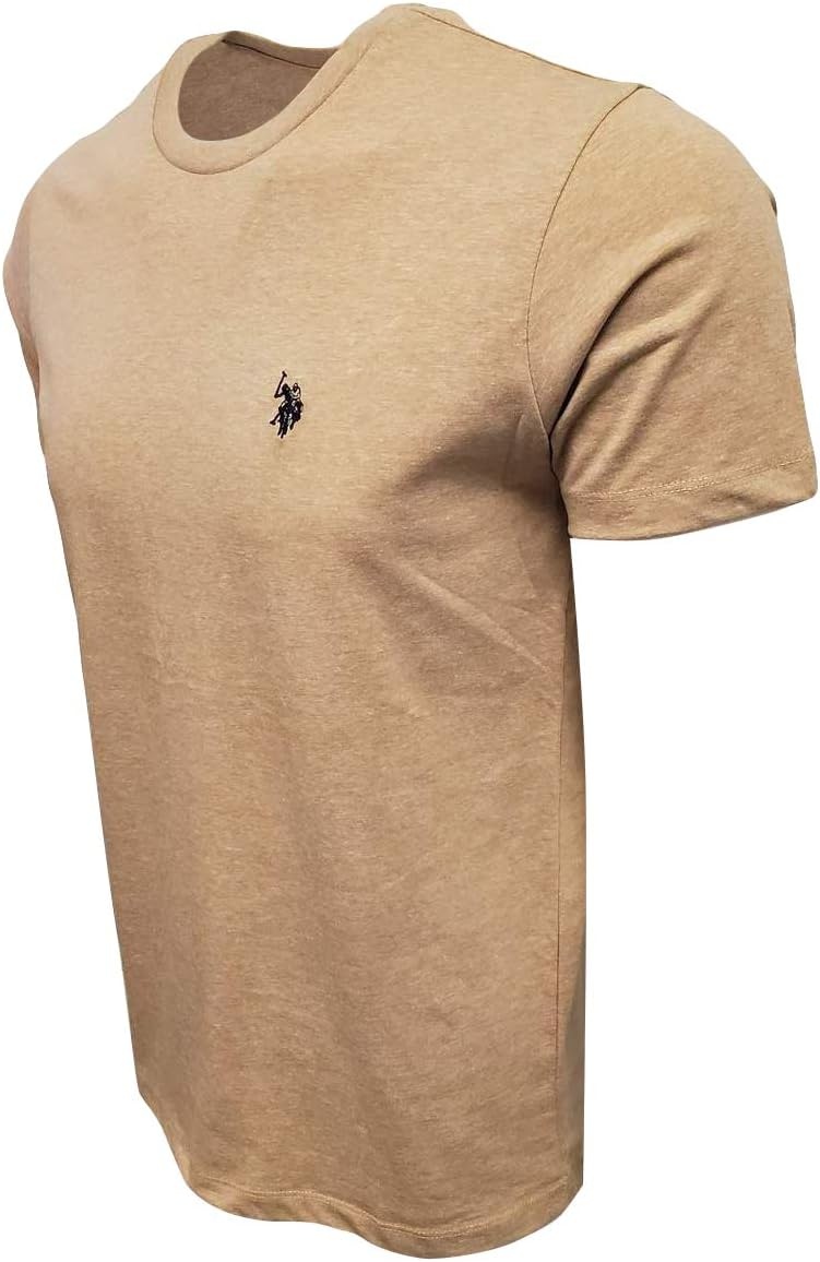 image:imageUS POLO ASSN Mens Crew Neck Pony TShirtKhaki Heather