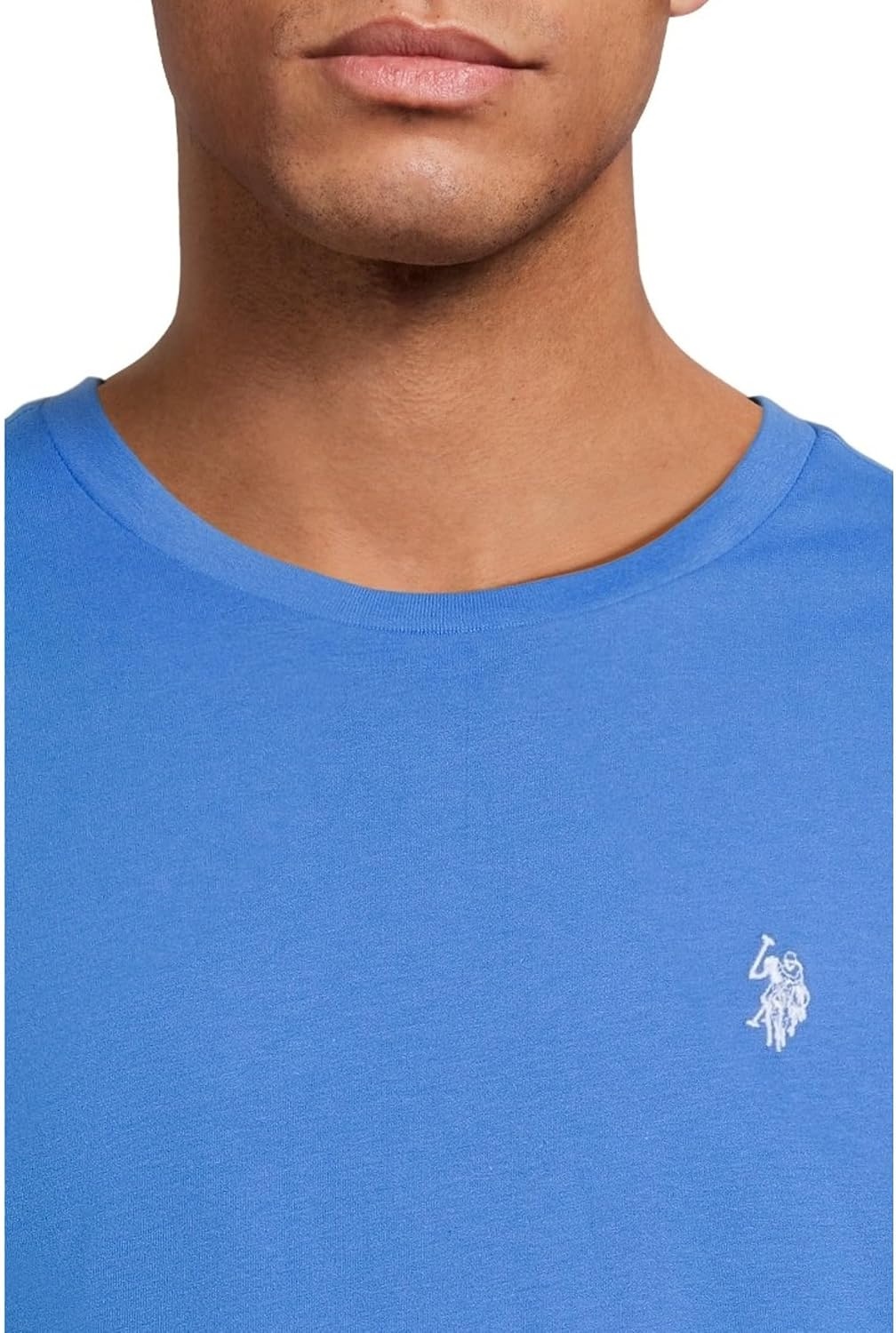 image:imageUS POLO ASSN Mens Crew Neck Pony TShirtSuper Sonic Blue