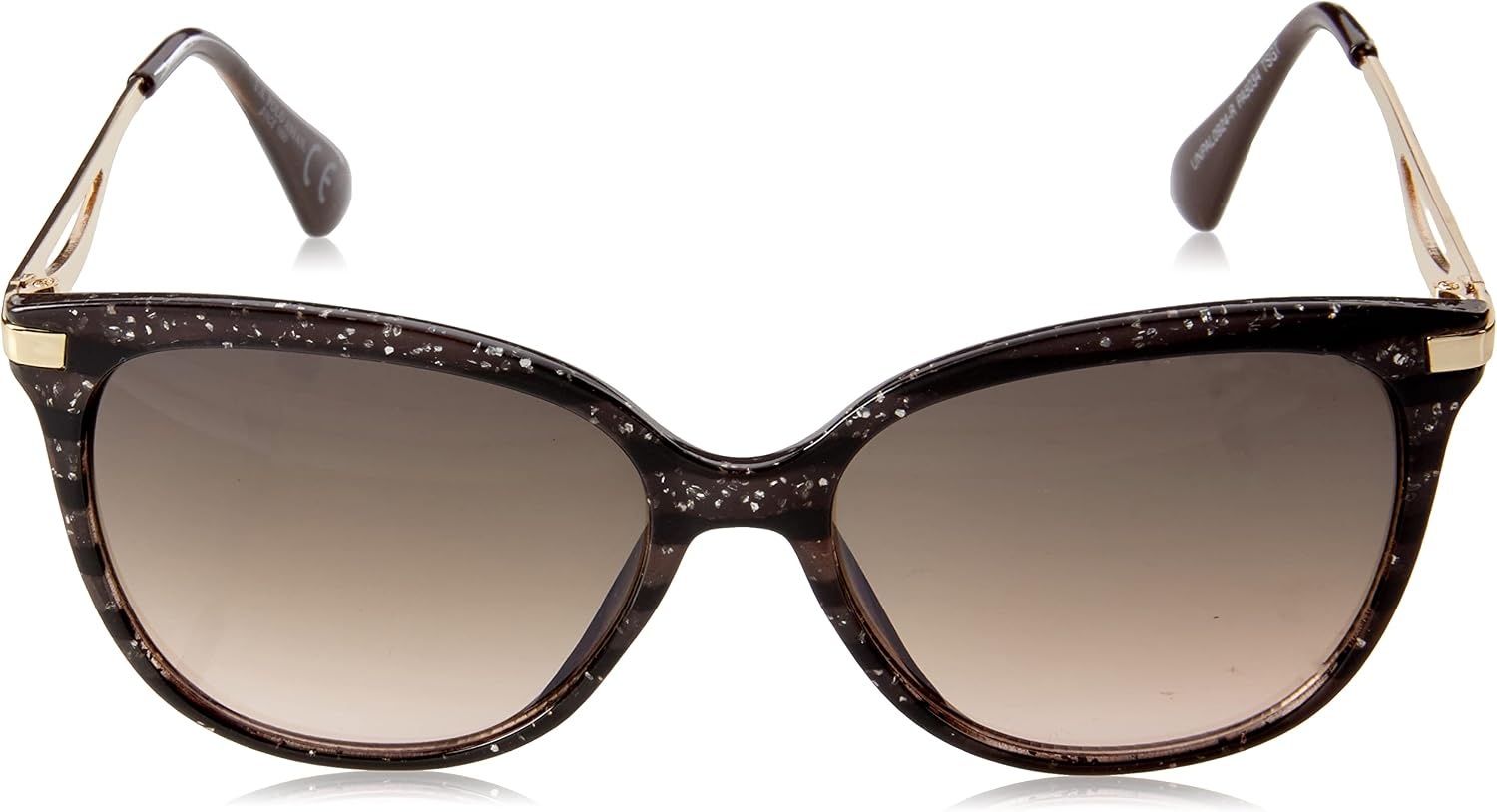 image:imageUS POLO ASSN womens Pa5034 Sparkling Uv400 Protective Round Sunglasses Classic Gifts for Women 60 Mm Round SunglassesTortoise Glitter