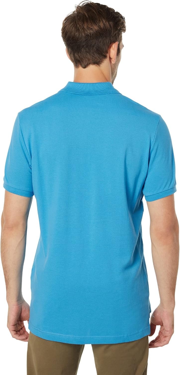 image:imageUS Polo Assn Mens Classic Polo Shirt TwoButton Closure Pique Polo Shirt Summer Fashion Golf ShirtBeacon Blue