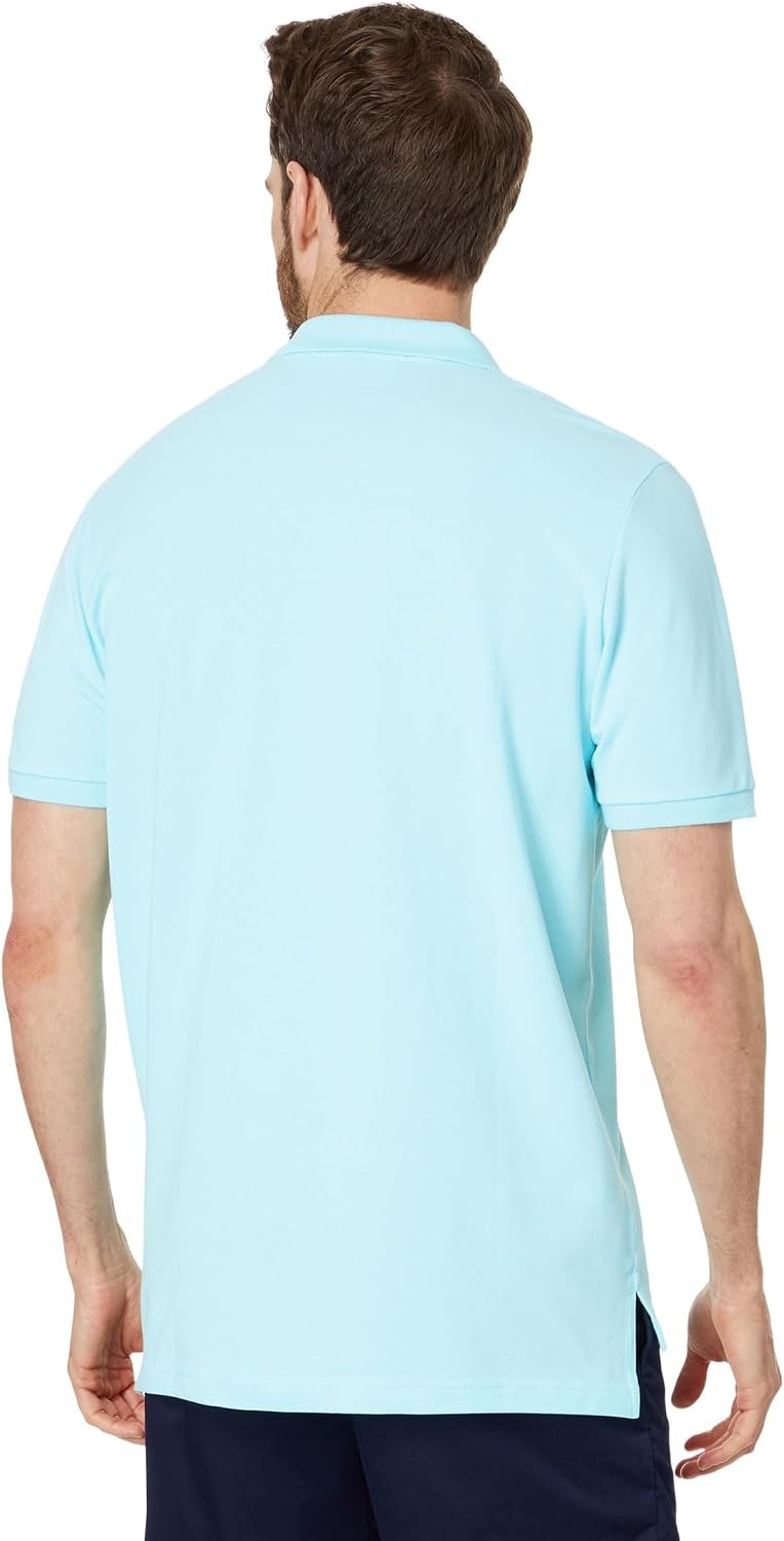 image:imageUS Polo Assn Mens Classic Polo Shirt TwoButton Closure Pique Polo Shirt Summer Fashion Golf ShirtEasy Turquoise