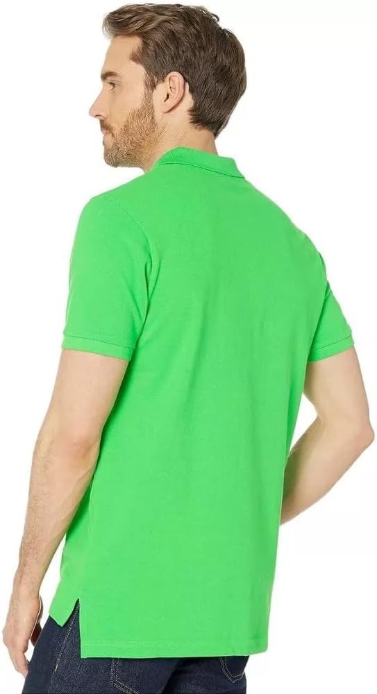 image:imageUS Polo Assn Mens Classic Polo Shirt TwoButton Closure Pique Polo Shirt Summer Fashion Golf ShirtHockney Green