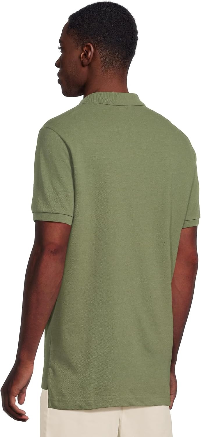 image:imageUS Polo Assn Mens Classic Polo Shirt TwoButton Closure Pique Polo Shirt Summer Fashion Golf ShirtMoss Mountain Heather
