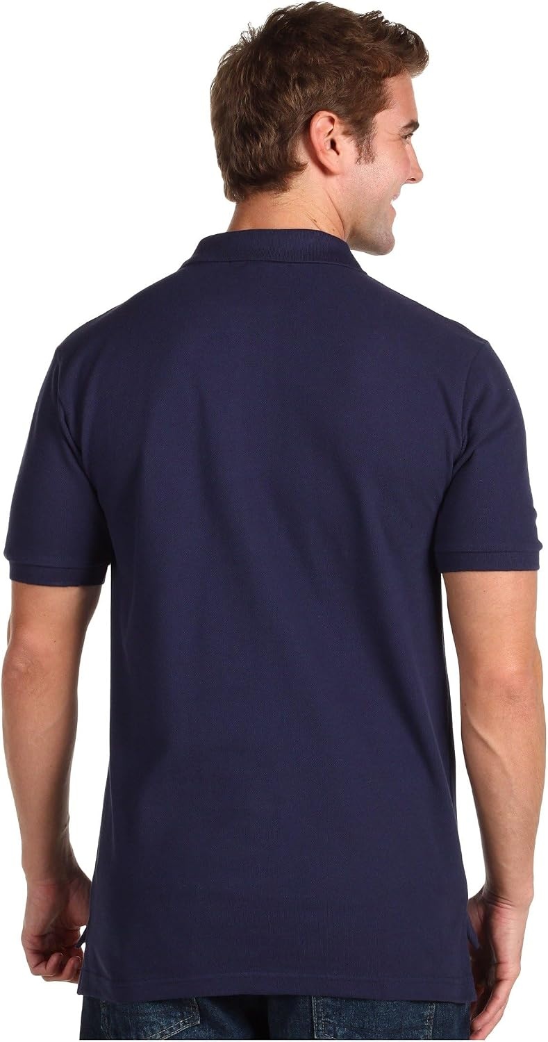 image:imageUS Polo Assn Mens Classic Polo Shirt TwoButton Closure Pique Polo Shirt Summer Fashion Golf ShirtNavy