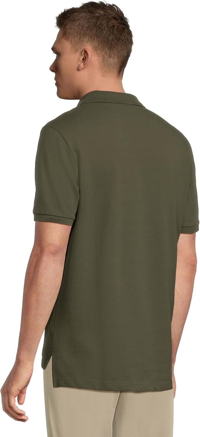 image:imageUS Polo Assn Mens Classic Polo Shirt TwoButton Closure Pique Polo Shirt Summer Fashion Golf ShirtOlive Trail