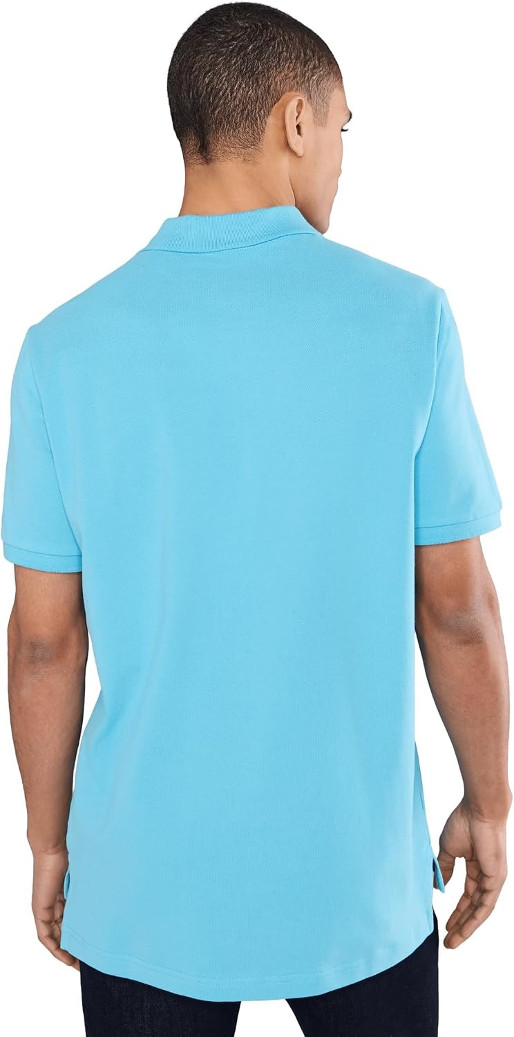 image:imageUS Polo Assn Mens Classic Polo Shirt TwoButton Closure Pique Polo Shirt Summer Fashion Golf ShirtRiver Blue