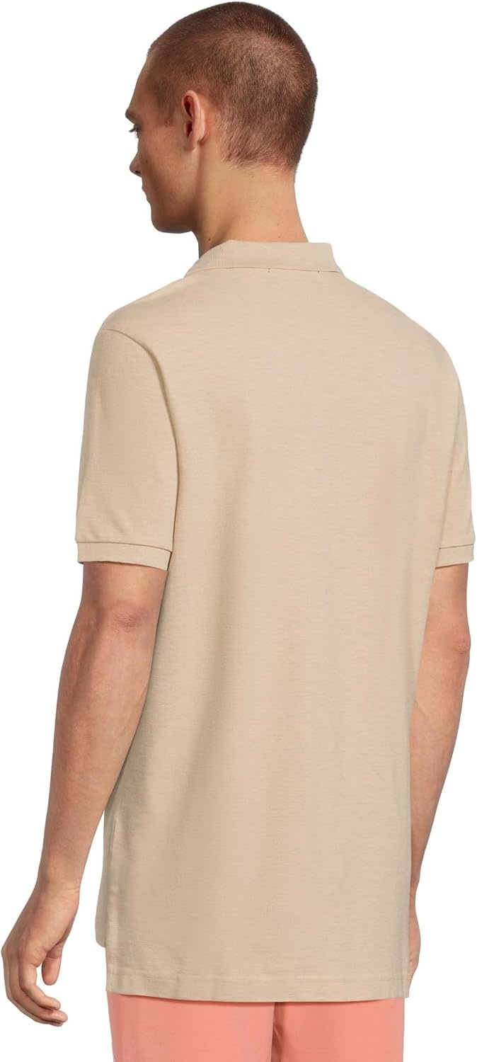 image:imageUS Polo Assn Mens Classic Polo Shirt TwoButton Closure Pique Polo Shirt Summer Fashion Golf ShirtSour Dough Heather