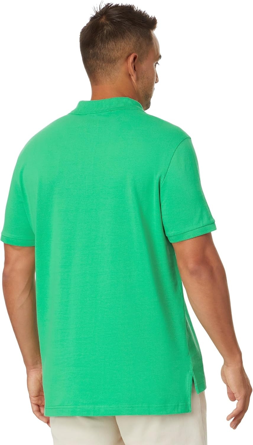 image:imageUS Polo Assn Mens Classic Polo Shirt TwoButton Closure Pique Polo Shirt Summer Fashion Golf ShirtSpearmint Leaf