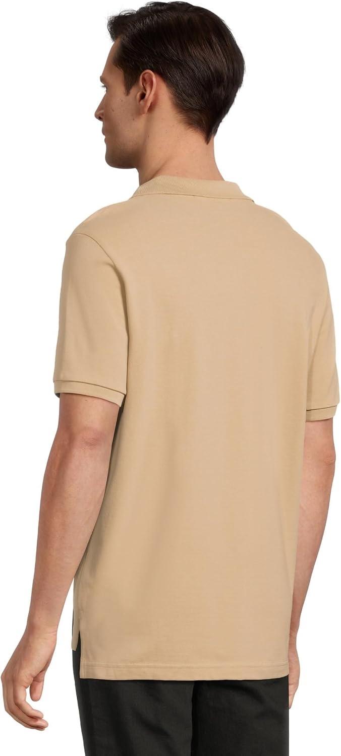 image:imageUS Polo Assn Mens Classic Polo Shirt TwoButton Closure Pique Polo Shirt Summer Fashion Golf ShirtTribeca Khaki