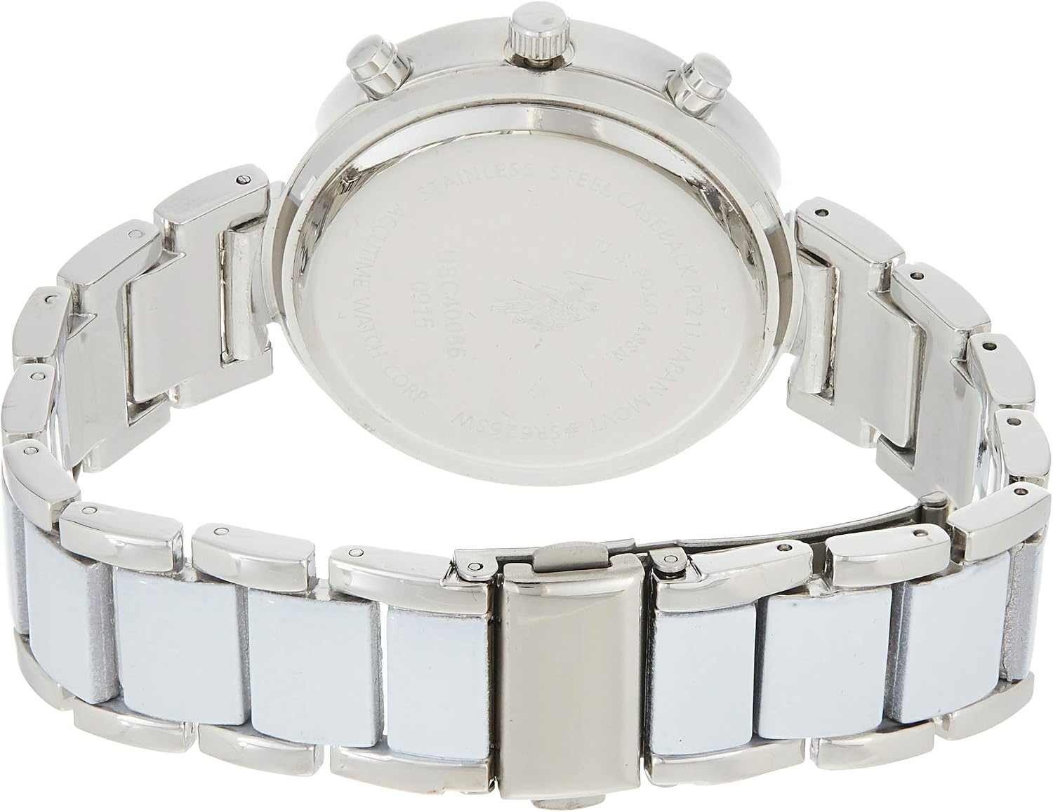 image:imageUS Polo Assn Womens usc40086 Analog Display Analog Quartz White Watch