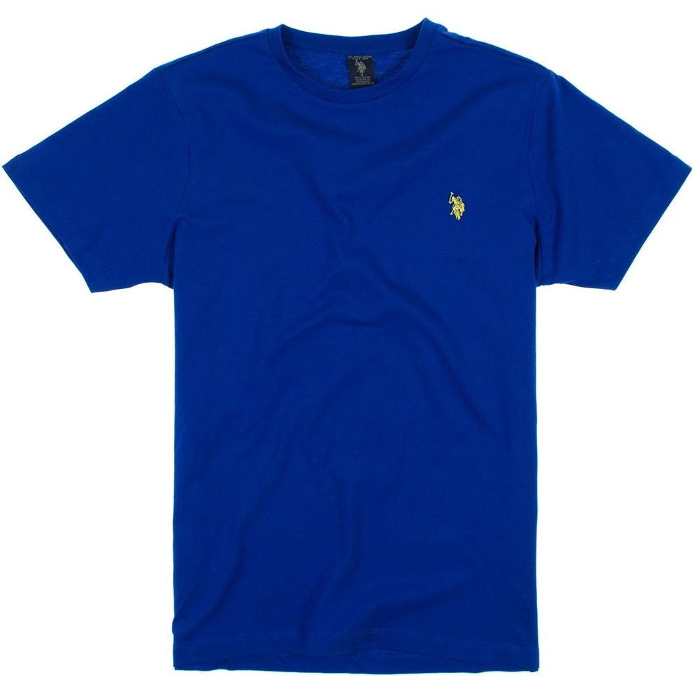 image:imageUS POLO ASSN Mens Crew Neck Pony TShirtCobalt BlueYellow