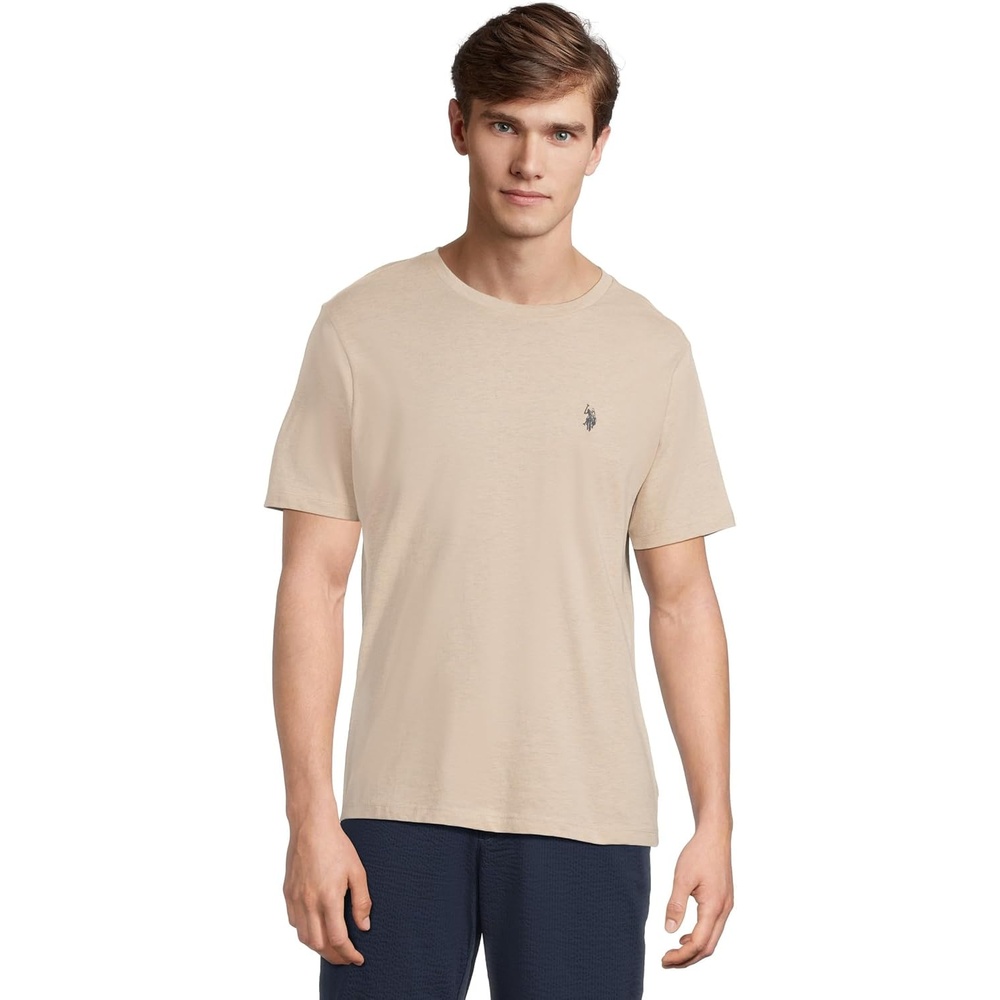 image:imageUS POLO ASSN Mens Crew Neck Pony TShirtSourdough Heather