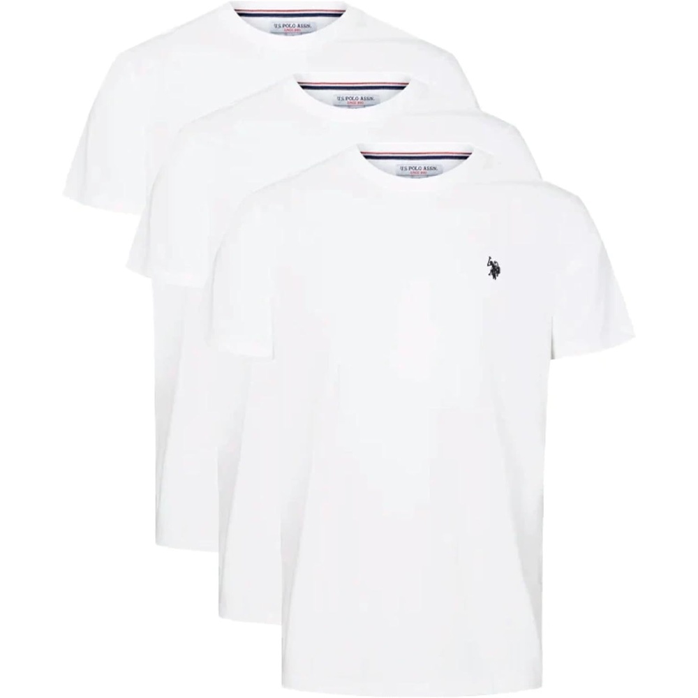 image:imageUS POLO ASSN Mens Crew Neck Pony TShirtWhiteWhiteWhite