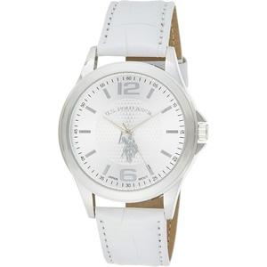 Accutime U.S. Polo Assn. Classic Men’s USC50202 Analog Display Analog Quartz White Watch