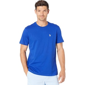 U.S. POLO ASSN. Mens Crew Neck Pony T-Shirt(Cobalt Blue)