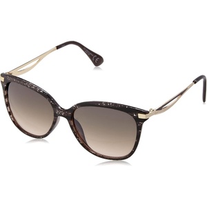 U.S. POLO ASSN. womens Pa5034 Sparkling Uv400 Protective Round Sunglasses. Classic Gifts for Women, 60 Mm Round Sunglasses(Tortoise Glitter)