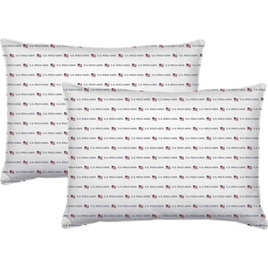 U.S. Polo Assn. 250th Anniversary Signature Jumbo Bed Pillow, 2 Pack, USA Flag Print, Soft Fabric Cover