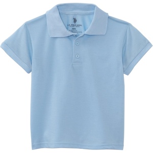 U.S. Polo Assn. Boys’ Polo Shirt (More Styles Available)(Classic Light Blue)