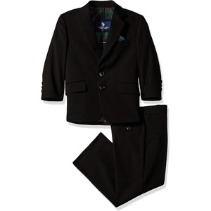 U.S. Polo Assn. Boys Rayon Poly Suits(Black)