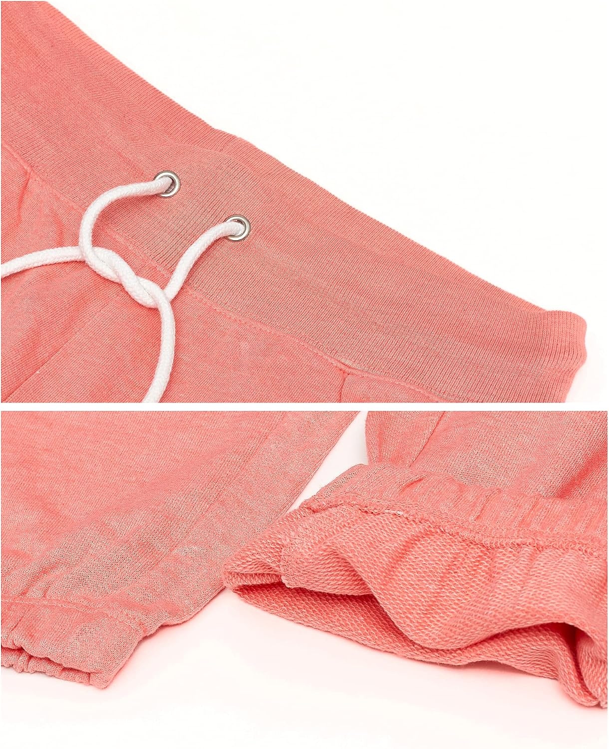 image:imageUS POLO ASSN Essentials Sweatpants with Pockets Comfy Breathable French Terry Womens JoggersCoralheather