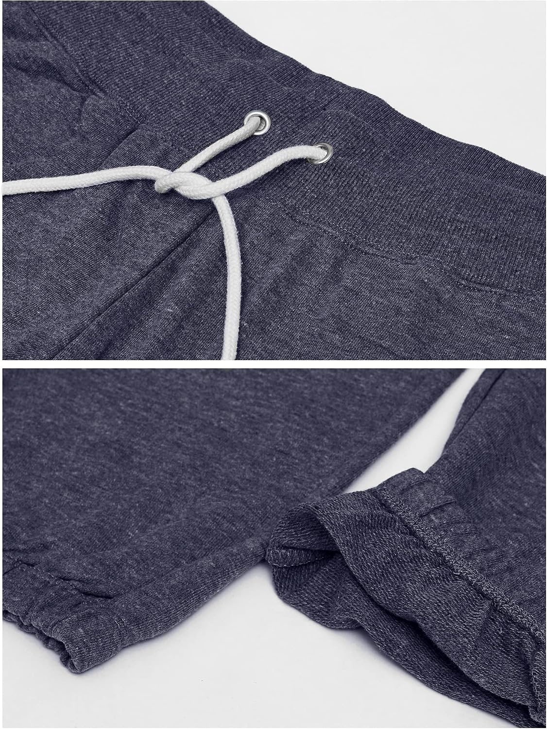 image:imageUS POLO ASSN Essentials Sweatpants with Pockets Comfy Breathable French Terry Womens JoggersDark Navy Heather4