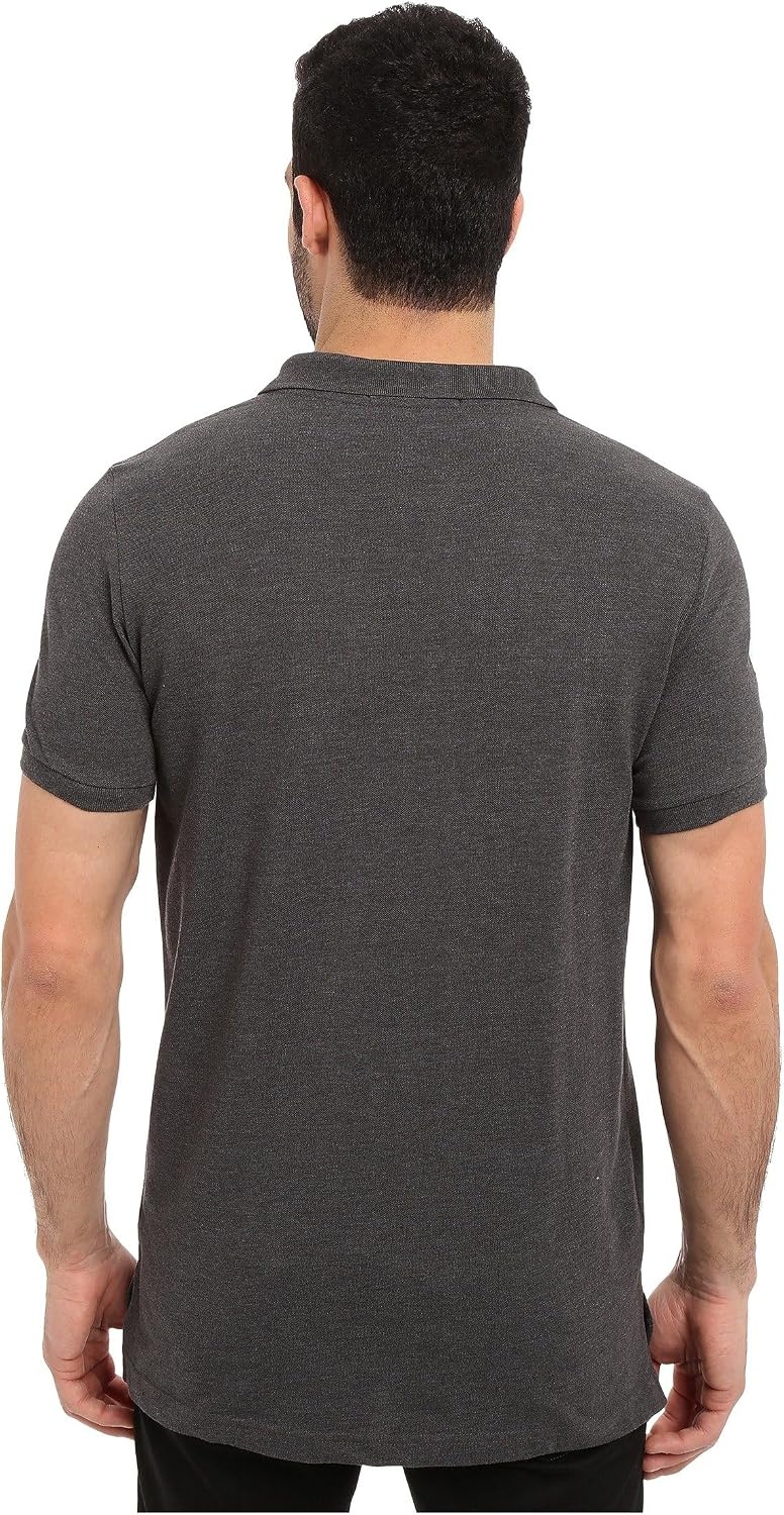 image:imageUS Polo ASSN Mens Solid Pique Polo ShirtDark Heather Grey