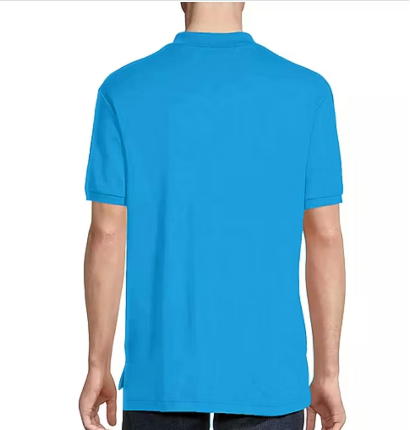 image:imageUS Polo ASSN Mens Solid Pique Polo ShirtHorizon BlueBlue Raft