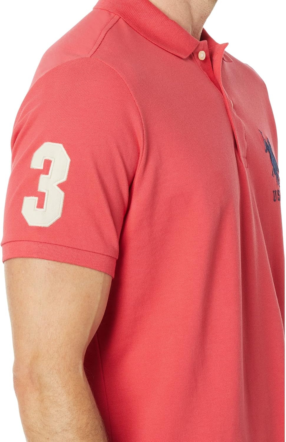 image:imageUS Polo ASSN Mens Solid Pique Polo ShirtWinterberry