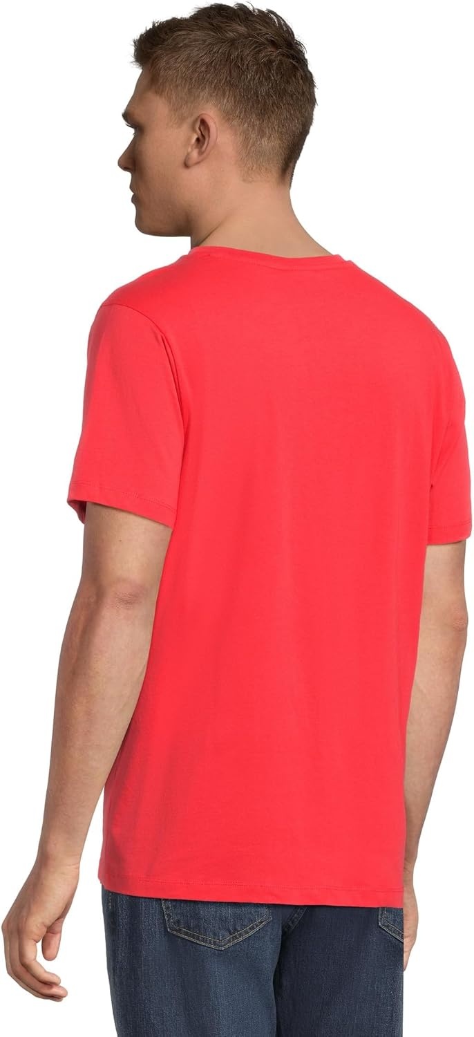image:imageUS Polo Assn Mens Solid VNeck TShirtBarberry