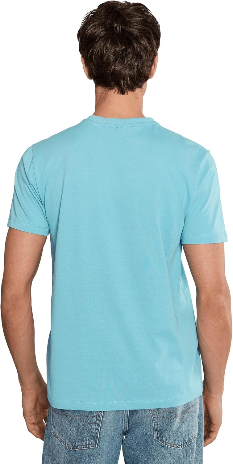 image:imageUS Polo Assn Mens Solid VNeck TShirtCanyon Blue