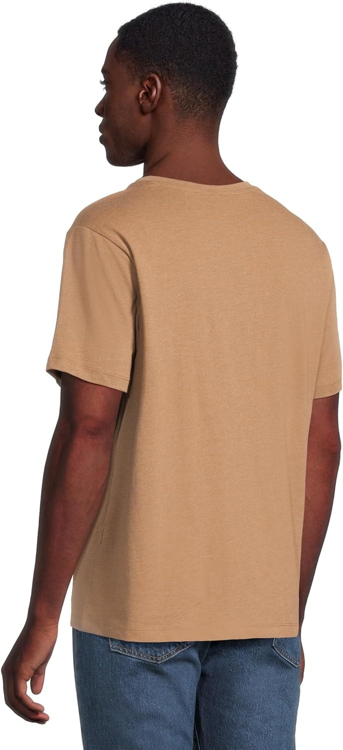 image:imageUS Polo Assn Mens Solid VNeck TShirtCoffee Heather