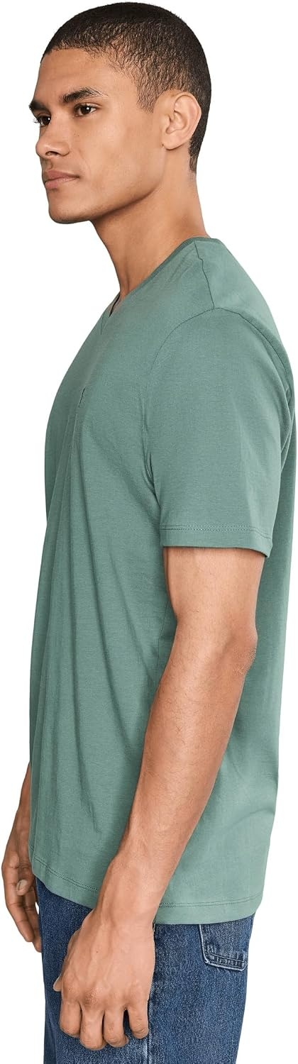 image:imageUS Polo Assn Mens Solid VNeck TShirtEvening Cactus