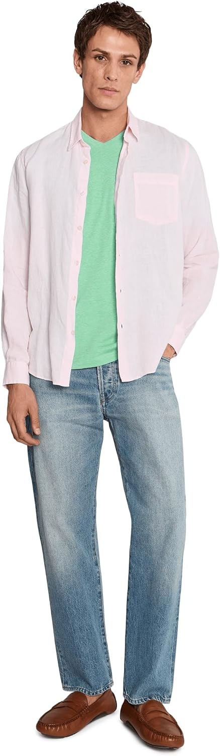 image:imageUS Polo Assn Mens Solid VNeck TShirtJade Stone Heather