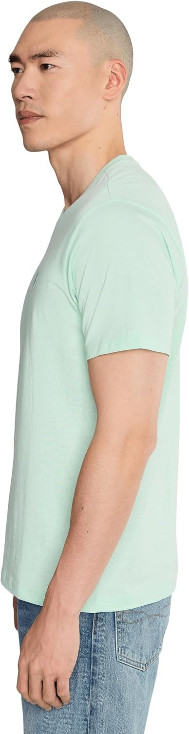 image:imageUS Polo Assn Mens Solid VNeck TShirtMint Tea Heather