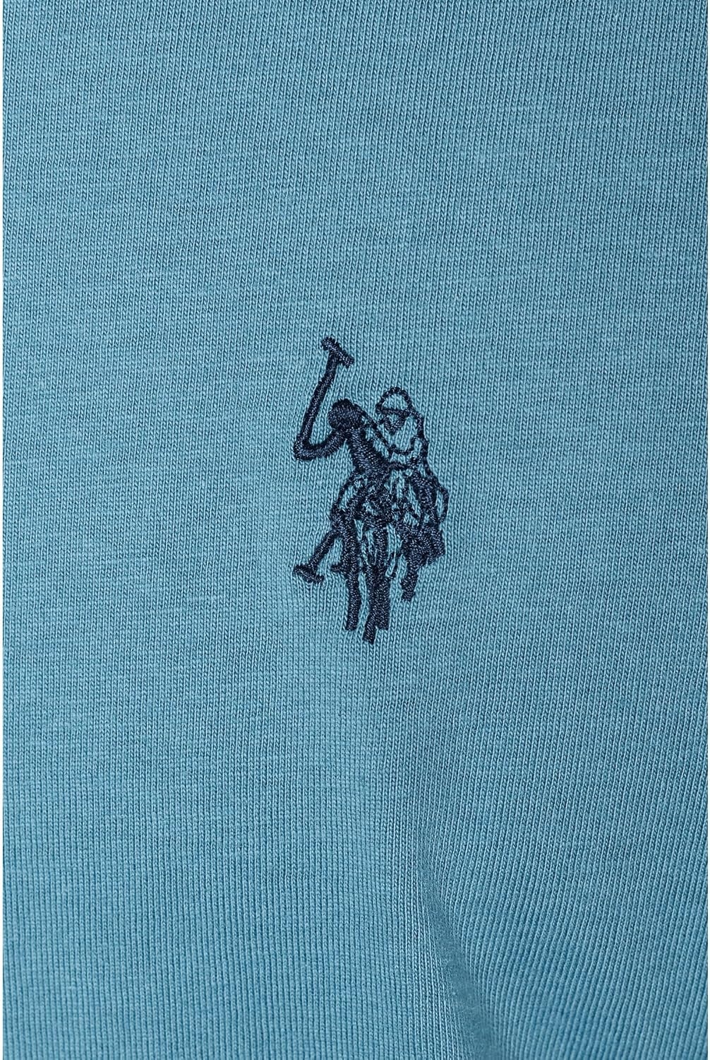 image:imageUS Polo Assn Mens Solid VNeck TShirtSedona Blue