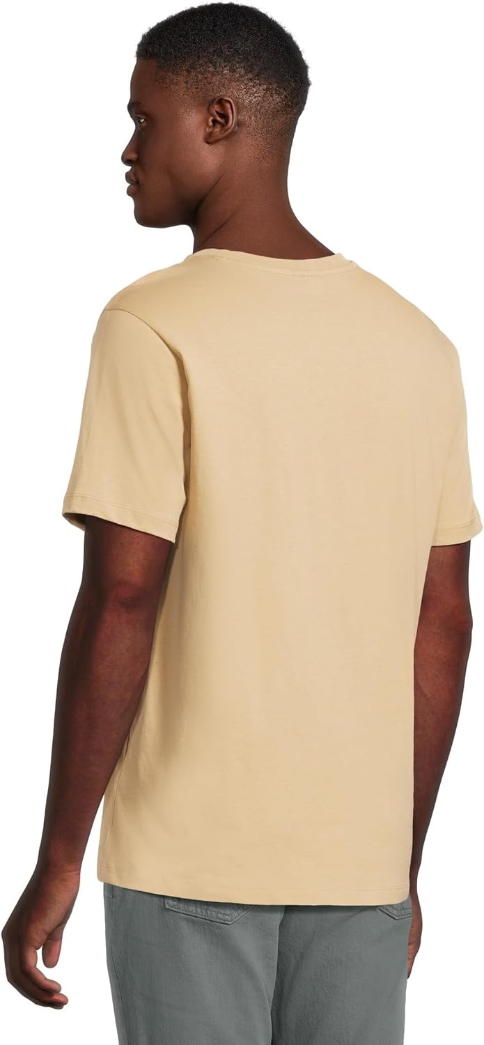 image:imageUS Polo Assn Mens Solid VNeck TShirtTribeca Khaki