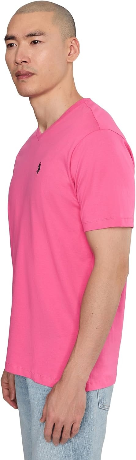 image:imageUS Polo Assn Mens VNeck TeePink Moon