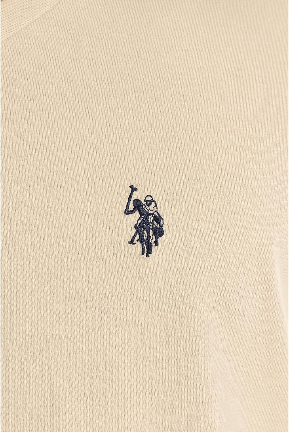 image:imageUS Polo Assn Mens VNeck TeeShoreline Tan