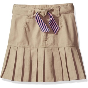 U.S. Polo Assn. Girls’ Scooter (More Styles Available)(Belted Pleated Khaki)