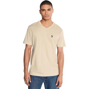 U.S. Polo Assn. Men’s V-Neck Tee(Shoreline Tan)