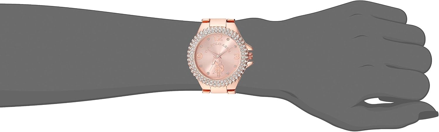 image:imageUS Polo Assn Womens Quartz Stainless Steel and Alloy Watch ColorRose Gold Model USC40226